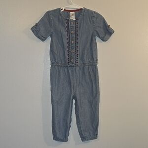 Carter's Blue Denim Bodysuit